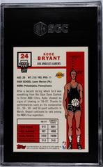 2007 Topps Kobe Bryant #24 '57 58 Var. SGC 9