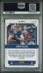 2022 Panini Contenders Optic MVP Contenders Josh Allen #MVP2 Green Plsr PSA 10