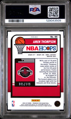2023 Panini Hoops Premium Stock Amen Thompson #86 Purple Ice Prizm PSA 9