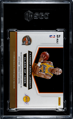 2019 Panini Chronicles Kareem Abdul-Jabbar #HF-KAJ Playoff Hall Of Fame Autograph Blue SGC 9 Auto 10