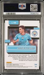 2022 Panini Donruss FIFA Julian Alvarez #198 Silver 618/990 PSA 10