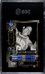 2011 Fleer Retro Dennis Rodman #PM-12 Precious Metal Gems Blue SGC 8