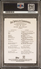 2022 Topps Archives Signature Series Mike Schmidt #269 2012 Allen & Ginter PSA A Auto A