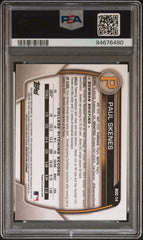 2023 Bowman Draft Paul Skenes #BDC14 Chrome Lunar Glow Ref PSA 9