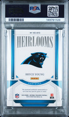 2023 Panini National Treasures Heirlooms Relics Bryce Young #BYO RLC Holo Silver 12/25 PSA 9