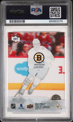 2023 Upper Deck Mason Lohrei #497 Clear Cut PSA 9