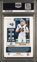 2018 Panini Contenders Jared Goff #45 Cracked Ice PSA 9