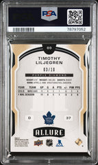 2020 Upper Deck Allure Timothy Liljegren #89 Purple Diamond PSA 9