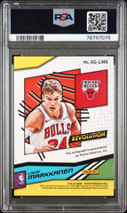 2019 Panini Revolution Autographs Lauri Markkanen #LMK PSA 9