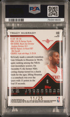 2004 Finest Tracy Mcgrady #110 Jersey Blue X Fractor PSA 8