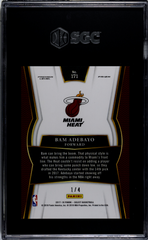 2017 Panini Select Bam Adebayo #171 Pink Prizm SGC 9.5