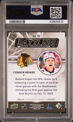 2023 Upper Deck Dazzlers Connor Bedard #DZ79 Green PSA 10
