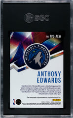 2020 Panini Recon Anthony Edwards #TPS-AEW True Potential Sigs. SGC 10