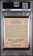 1933 Goudey Tom Bridges #199 PSA 5