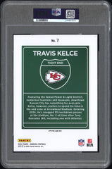 2024 Panini Donruss Downtown! Travis Kelce #7 Oversize PSA 8