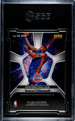 2022 Panini Spectra Rasheed Wallace #DS-RWP Deep Space Autograph SGC 8.5