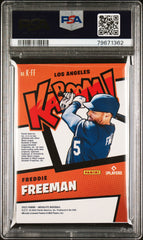 2022 Panini Absolute Kaboom! Freddie Freeman #K-FF PSA 9