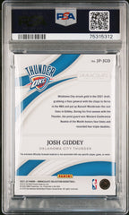 2021 Panini Immaculate Jumbo Patch Josh Giddey #JP-JGD Jersey Number PSA 9