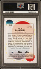 2023 Topps Pristine Swings Of Summer Julio Rodriguez #SS6 Orange PSA 10