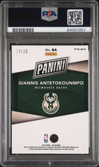2023 Panini National Silver Packs Marketing Giannis Antetokounmpo #GA PSA 10