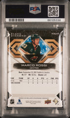 2022 Upper Deck Black Diamond Marco Rossi #BDBMR Blue PSA 7