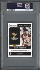 2021 Panini Eminence Logoman Autographs Oscar Robertson #LAORB 08/10 PSA A Auto 10