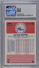1986-87 Fleer Julius Erving #31 CGC 8.5