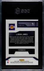 2020 Donruss Optic LeBron James #9 Minus 3, 2, SGC 9.5