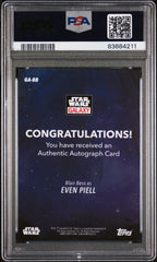 2021 Topps Chrome Star Wars Galaxy Autographs Blair Bess #BB PSA 9