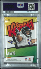 2021 Panini Absolute Kaboom! Ray Lewis #K38 PSA 9