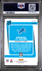 2021 Panini Donruss Optic Amon-Ra ST. Brown #228 Rocket PSA 9