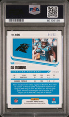 2018 Panini Honors Score Update Rookies DJ Moore #466 Upd. RK Gold Zone PSA 9