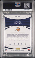 2018 Panini Immaculate Collection Randy Moss #100 Gold PSA 8