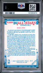 1989 Fleer Sticker Michael Jordan #3 PSA 7.5