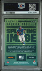 2022 Panini Contenders Optic Splitting Image Saquon Barkley #SI15 Black Scope PSA 9
