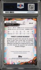 2024 Topps Finest Rookie Finest Autographs Bucky Irving #RFAM" PSA 10