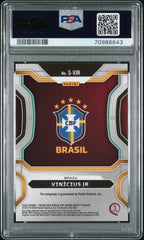 2022 Panini Prizm World Cup Qatar Signatures Vinicius JR. #VJR PSA 10