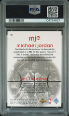 1998 Upper Deck MJX Michael Jordan #73 PSA 9