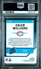 2024 Panini Donruss Optic Caleb Williams #201 Holo PSA 9