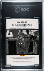2018 Panini Cornerstones Shohei Ohtani #RM-SO Reserve Mat. SGC 8.5