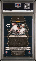 2023 Panini Mosaic Dick Butkus #37 Gold Wave PSA 8
