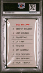 1970 Milton Bradley Bill Freehan PSA 8