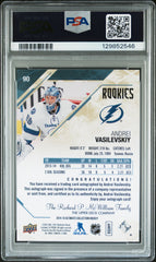 2014 Ultimate Collection Andrei Vasilevskiy #90 Autograph 090/299 PSA A Auto 10