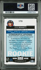 2015 O-Pee-Chee Platinum Sam Bennett #170 Autograph PSA 9