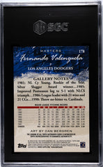 2017 Topps Gallery Fernando Valenzuela #178 Autograph SGC 9.5 Auto 10