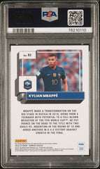 2022 Panini Donruss FIFA Kylian Mbappe #51 Red PSA 10