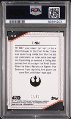 2023 Topps Chrome Star Wars First Appearances Finn #FA13 PSA 9