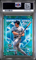 1997 Topps Chrome Diamond Duos Buhner Griffey JR. #DD3 PSA 9