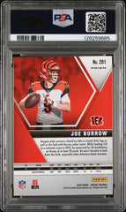 2020 Panini Mosaic Joe Burrow #201 Camo Pink PSA 10