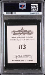 1997 Panini WWF Superstars Stickers Rocky Maivia #113 PSA 7